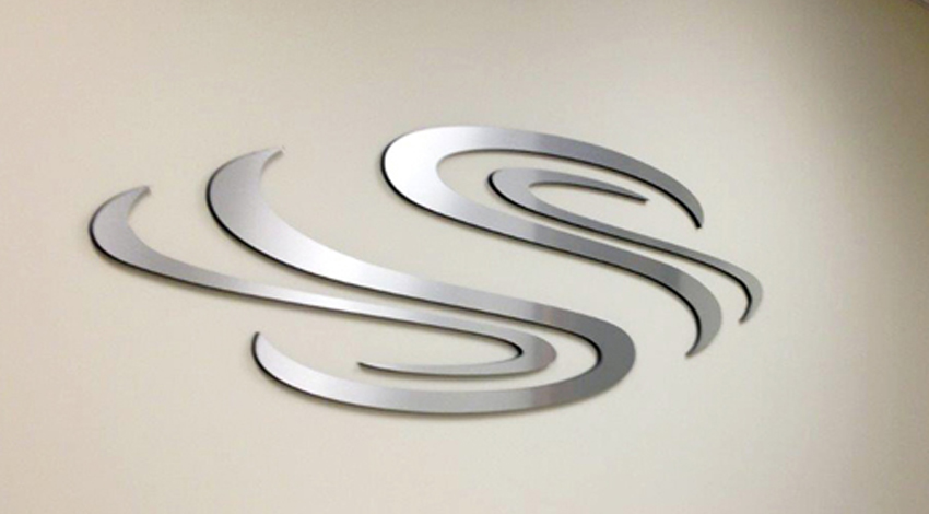 Metallic Wall Display